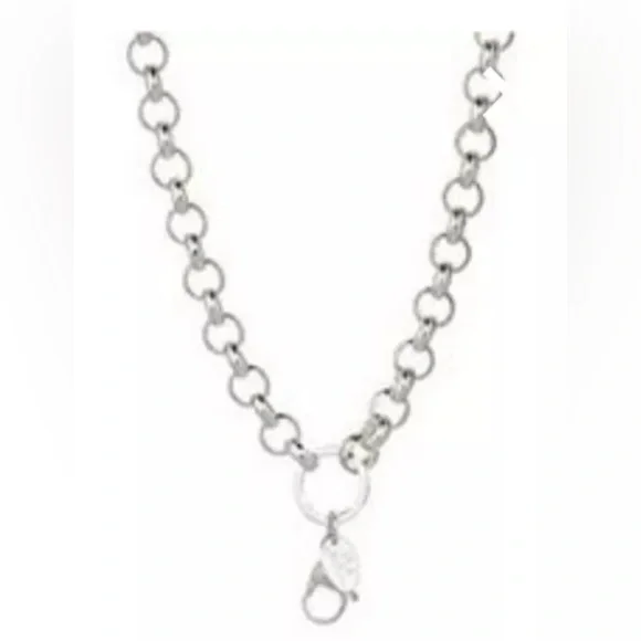 Origami Owl SILVER TONE CUSTOM ROLO 18”-20” CHAIN NECKLACE Brand New! - Picture 1 of 4